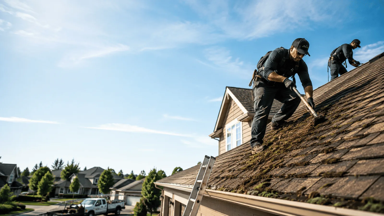 Roof Moss Removal in Vista, CA near me